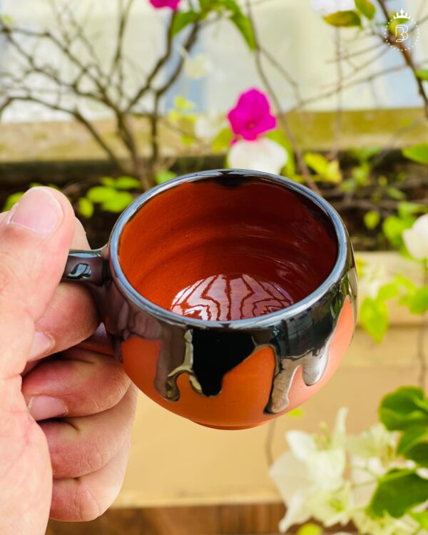 Ceramic Coating Terracotta Tea Cup - Image 2